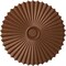 Ekena Millwork Shakuras Ceiling Medallion (For Canopies up to 5 3/4"), Hnd-Painted Polished Copper, 33 7/8"OD x 2"P CM34SHPOS - alternate 1